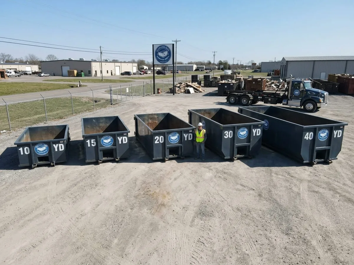 Roll-off dumpster sizes available in Clarksville, TN